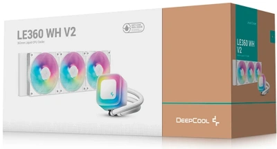 Водяное охлаждение DeepCool LE360 WH V2