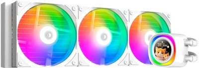 Водяное охлаждение ID-Cooling FX360 LCD White