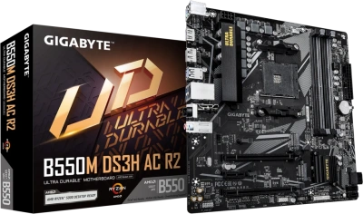 Материнская плата AM4 Gigabyte B550M DS3H AC R2