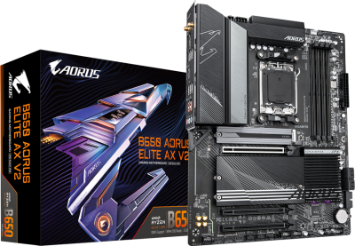 Материнская плата AM5 Gigabyte B650 Aorus Elite AX V2