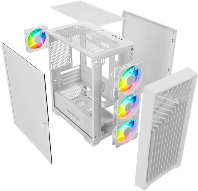 Корпус Powercase Mistral Micro X4W (CMMXW-L4)