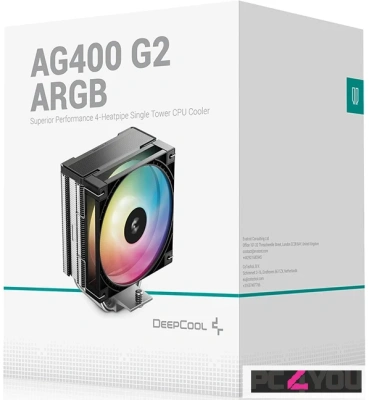 Кулер для процессора Deepcool AG400 G2 ARGB