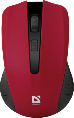 Мышь беспроводная Defender Accura MM-935 Red (52937)