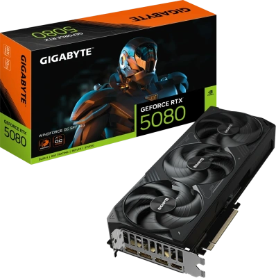 Видеокарта GeForce RTX 5080 16Gb Gigabyte GV-N5080WF3OC-16GD
