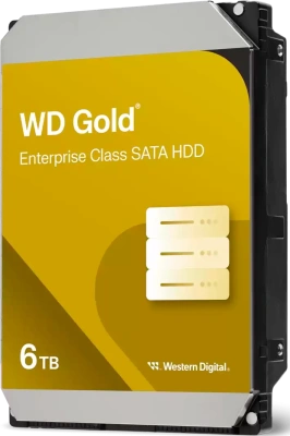 Жесткий диск 6000Gb WD Gold WD6004FRYZ