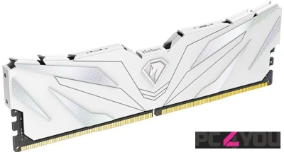 Модуль памяти DDR5 16Gb Netac 4800 Shadow II White NTSWD5P48SP-16W