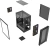 Корпус Powercase Mistral SM03 ARGB Black (CMMSM03B-A3)