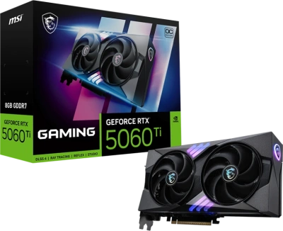 Видеокарта GeForce RTX 5060Ti 8Gb MSI Gaming OC