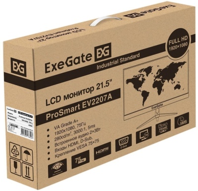 Монитор 21,5" ExeGate EX294343RUS