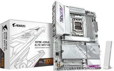 Материнская плата AM5 Gigabyte X870E Aorus Elite WIFI7 ICE
