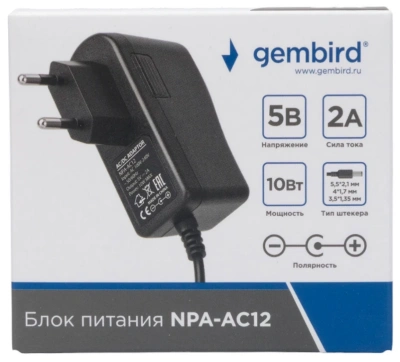 Адаптер питания Gembird NPA-AC12