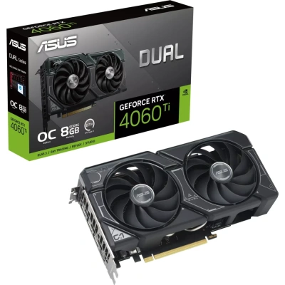 Видеокарта GeForce RTX 4060Ti 8Gb Asus DUAL-RTX4060TI-O8G-EVO