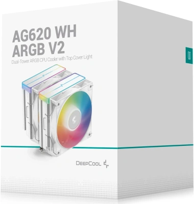 Кулер для процессора Deepcool AG620 WH ARGB V2