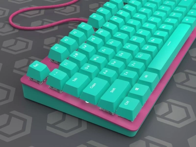 Клавиатура IO by Red Square Typex V2 Ice cream (G3ms Sapphire)