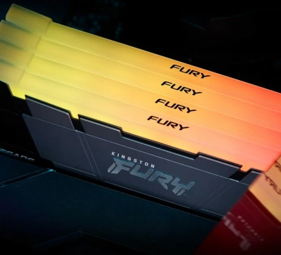 Модуль памяти DDR4 32Gb (4x8Gb Kit) Kingston 3200 Fury Renegade KF432C16RB2AK4/32