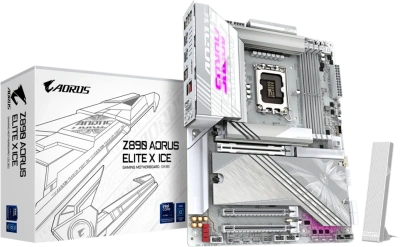 Материнская плата 1851 Gigabyte Z890 Aorus Elite X ICE