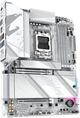 Материнская плата AM5 Gigabyte X870 Aorus Elite X3D ICE