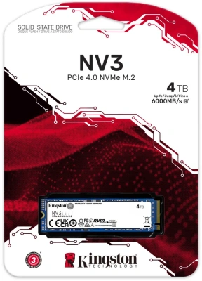 Накопитель SSD M2 4Tb Kingston NV3 SNV3S/4000G