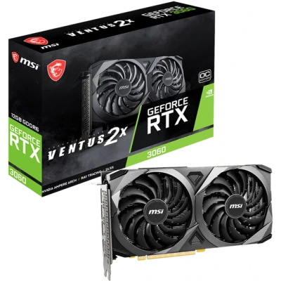 Видеокарта GeForce RTX 3060 12Gb MSI Ventus 2X 12G