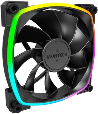 Вентилятор для корпуса 120mm Montech RX120 PWM Reverse Black RX120B3P (3 in 1)