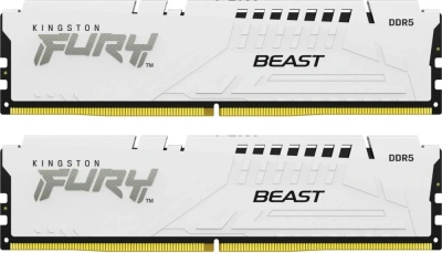 Модуль памяти DDR5 32Gb Kingston 5600 Fury Beast White KF556C36BWEK2-32
