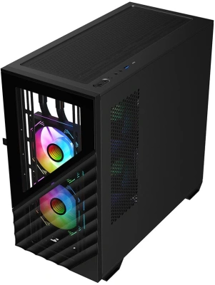Корпус 1stPlayer DK D7 Black D7-BK-3F1