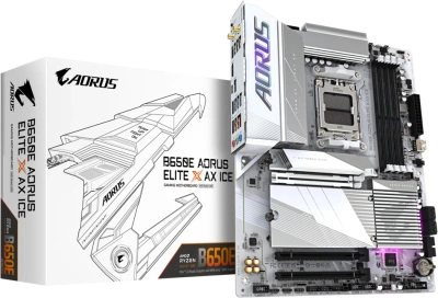 Материнская плата AM5 Gigabyte B650E Aorus Elite X AX Ice
