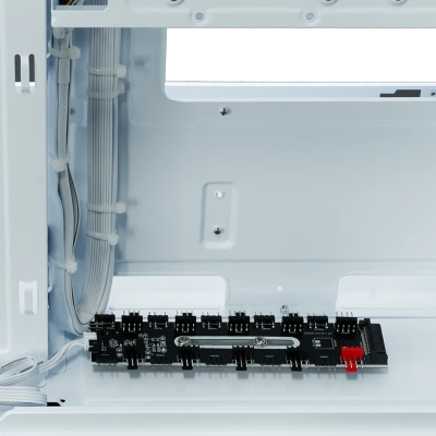 Корпус Xastra QW500M 6ARGB-C10-UC White QW500M-6FM12A-C10-UC-WH