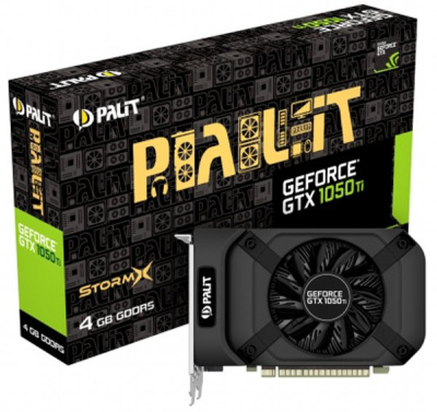 Видеокарта GeForce GTX 1050Ti 4Gb Palit StormX NE5105T018G1-1070F