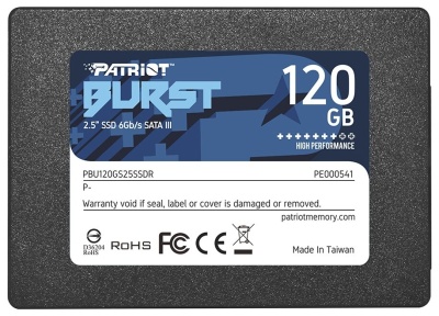 Накопитель SSD 120Gb Patriot Burst PBE120GS25SSDR