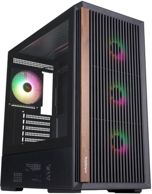 Корпус 1stPlayer WD7 ARGB Black WD7-BK-4FA7-2FA7R