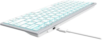 Клавиатура A4Tech Fstyler FX61 White/Blue