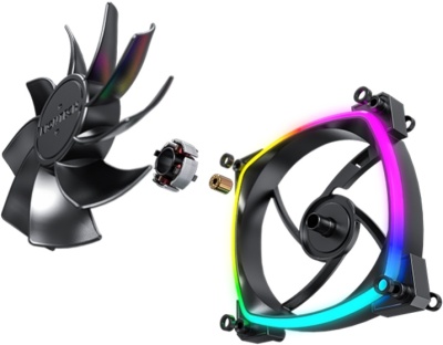 Вентилятор для корпуса 120mm Montech RX120 PWM Reverse Black RX120B3P (3 in 1)