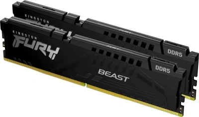 Модуль памяти DDR5 64Gb (2x32Gb Kit) Kingston 5600 Fury Beast KF556C36BBEK2-64