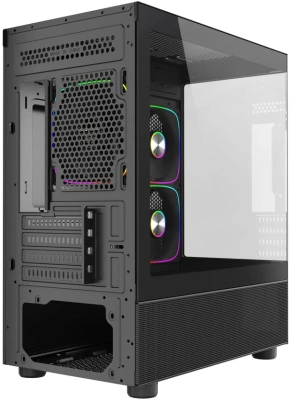 Корпус Powercase Vision Micro M2 ARGB Black (CVMBM2-A3)