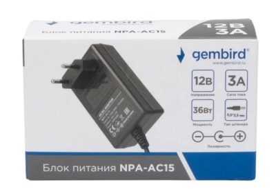 Адаптер питания Gembird NPA-AC15