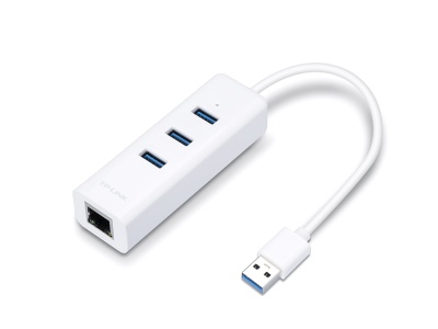 Сетевая карта USB TP-Link UE330 + USB HUB