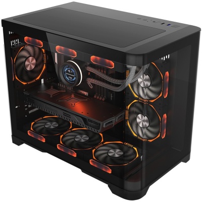 Корпус 1stPlayer UView UV6 Black UV6-BK