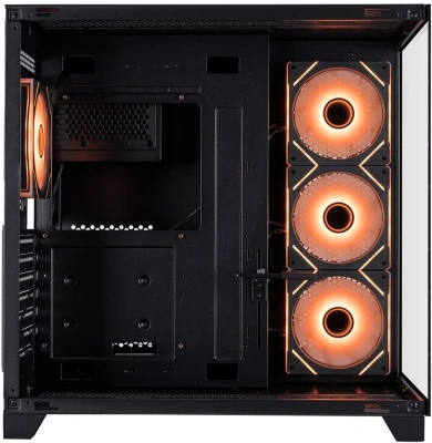 Корпус 1stPlayer Megaview MV8-TP ARGB Black MV8-TP-BK-3FC7R-1FC7