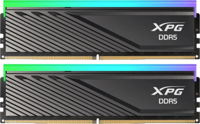 Модуль памяти DDR5 32Gb (2x16Gb Kit) AData 6000 XPG Lancer Blade RGB AX5U6000C4816G-DTLABRBK
