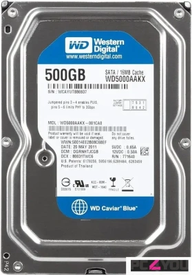 Жесткий диск 500Gb WD Blue WD5000AAKX