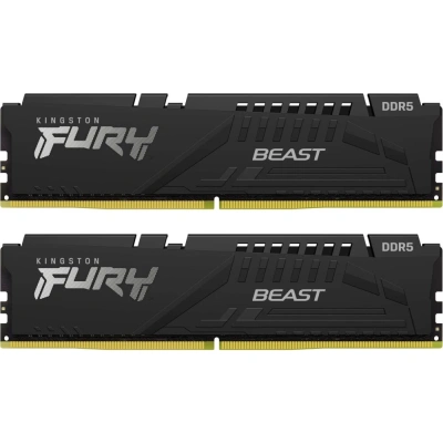 Модуль памяти DDR5 64Gb (2x32Gb Kit) Kingston 5600 Fury Beast KF556C40BBK2-64