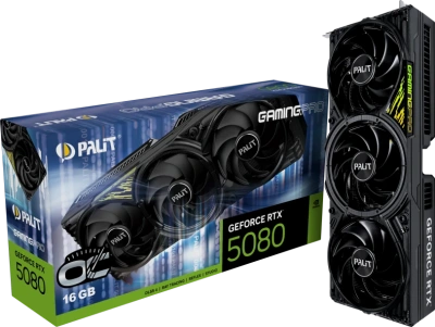 Видеокарта GeForce RTX 5080 16Gb Palit Gamingpro OC V1 NE75080S19T2-GB2031Y