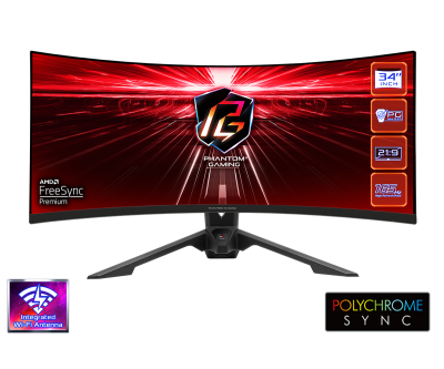 Монитор 34" ASRock PG34WQ15R3A