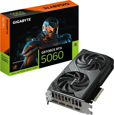 Видеокарта GeForce RTX 5060 8Gb Gigabyte GV-N5060WF2-8GD