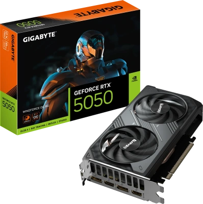 Видеокарта GeForce RTX 5050 8Gb Gigabyte GV-N5050WF2OC-8GD