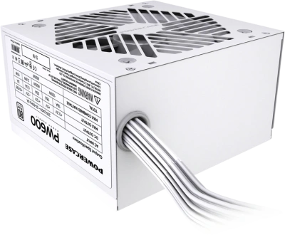 Блок питания 600W Powercase PW600 White PSW-600W-DC
