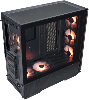 Корпус 1stPlayer WD7 ARGB Black WD7-BK-4FA7-2FA7R