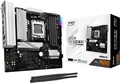 Материнская плата AM5 ASRock B650M PRO X3D WIFI