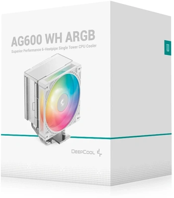 Кулер для процессора Deepcool AG600 WH ARGB